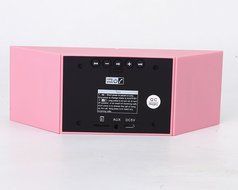 Dewant Triangle Ultra Clear Loud Dual 3W Acoustic Drivers Mini Rechargeable Button Control Bluetooth Speaker System... N9