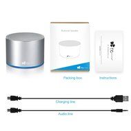 EC Technology Mini Bluetooth Speaker , Ultra Portable Pocket Size Wireless Bluetooth Speaker, 15 Hour Party Playtime... N7