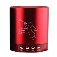 Wireless Portable Mini Bluetooth Speaker Build In Microphone For Handfree Phone Call Support TF/USB/Radio (Purple) N4