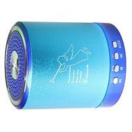 Wireless Portable Mini Bluetooth Speaker Build In Microphone For Handfree Phone Call Support TF/USB/Radio (Purple) N10