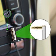 Ugreen 3.5mm Auxiliary Audio Flat Cable 90 Degree Right Angle Compatible for iPhone, iPad or Smartphones, Tablets... N8