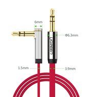 Ugreen 3.5mm Auxiliary Audio Flat Cable 90 Degree Right Angle Compatible for iPhone, iPad or Smartphones, Tablets... N15