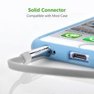 Ugreen 3.5mm Auxiliary Audio Flat Cable 90 Degree Right Angle Compatible for iPhone, iPad or Smartphones, Tablets... N26