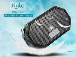 IP66 Bluetooth Portable Waterproof Wireless Outdoor Shower Speaker, Bluetooth CRS 4.0 Stereo with Built-in Mic... N24