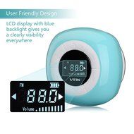 Vtin Relaxer Bluetooth Speaker with FM Radio, Mini Water Resistant Shower Speaker with Bluetooth 4.0, LCD Display... N8