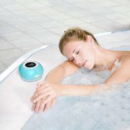 Vtin Relaxer Bluetooth Speaker with FM Radio, Mini Water Resistant Shower Speaker with Bluetooth 4.0, LCD Display... N11