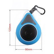 DROK&reg; Small Wireless Bluetooth Stereo Speakers Waterproof Shower Speaker Handsfree Portable Speakerphone with... N14