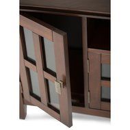 Simpli Home Artisan TV Media Stand for TVs up to 60&quot;, Medium Auburn Brown N14