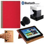 Deluxe Executive Portfolio For Verizon Wireless Ellipsis 8 HD / Ellipsis 7 HD Tablet + Black Bluetooth Suction... N13