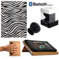 Deluxe Executive Portfolio For Verizon Wireless Ellipsis 8 HD / Ellipsis 7 HD Tablet + Black Bluetooth Suction... N23