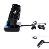 Auto Car Dual Head Electric 12V 360 Degree Rotation Adjustable Mini Cooling Air Fan N4