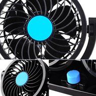 Auto Car Dual Head Electric 12V 360 Degree Rotation Adjustable Mini Cooling Air Fan N5