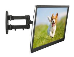 Mount-It! MI-02-223 Swivel Full Motion Articulating Tilting TV Wall Mount, Computer Monitor Mount, Corner Bracket... N2