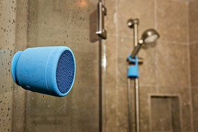 BOOM Swimmer DUO - Dirt, Shock, Waterproof Bluetooth Speaker with Stereo Pairing (Blue) N8