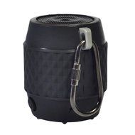 Black Portable Keychain Bluetooth Wireless Mb4 Speaker Powerful Sound, Colorful and Stylish with Built-in Microphone N2