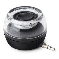 Koolertron Smartphone 3.5mm Aux Audio Jack Plug in Line-in Speaker Mini Compact Round Shape Powerful Clear Bass...