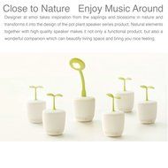 Emoi Portable Leaf Mini Bluetooth Speaker, Wireless 3W NdFeB 82DB Music Player, 360 Sound Quality w/ Passive Radiator... N4