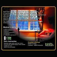 Best Home Fashion Premium Thermal Insulated Blackout Curtains - Antique Bronze Grommet Top - Royal Blue - 52"W... N7