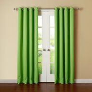 Best Home Fashion Premium Thermal Insulated Blackout Curtains - Antique Bronze Grommet Top - Royal Blue - 52"W... N23