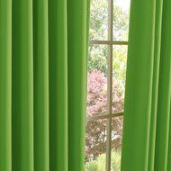 Best Home Fashion Premium Thermal Insulated Blackout Curtains - Antique Bronze Grommet Top - Royal Blue - 52"W... N25