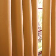 Best Home Fashion Premium Thermal Insulated Blackout Curtains - Antique Bronze Grommet Top - Royal Blue - 52"W... N28