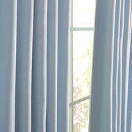 Best Home Fashion Premium Thermal Insulated Blackout Curtains - Antique Bronze Grommet Top - Royal Blue - 52"W... N34
