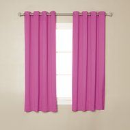 Best Home Fashion Premium Thermal Insulated Blackout Curtains - Antique Bronze Grommet Top - Royal Blue - 52"W... N35