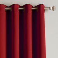 Best Home Fashion Premium Thermal Insulated Blackout Curtains - Antique Bronze Grommet Top - Royal Blue - 52"W... N40