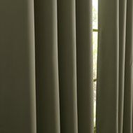 Best Home Fashion Premium Thermal Insulated Blackout Curtains - Antique Bronze Grommet Top - Royal Blue - 52"W... N48