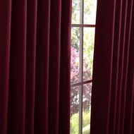 Best Home Fashion Premium Thermal Insulated Blackout Curtains - Antique Bronze Grommet Top - Royal Blue - 52"W... N50