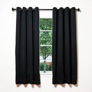 Best Home Fashion Premium Thermal Insulated Blackout Curtains - Antique Bronze Grommet Top - Royal Blue - 52"W... N52