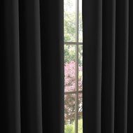 Best Home Fashion Premium Thermal Insulated Blackout Curtains - Antique Bronze Grommet Top - Royal Blue - 52"W... N53