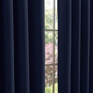 Best Home Fashion Premium Thermal Insulated Blackout Curtains - Antique Bronze Grommet Top - Royal Blue - 52"W... N66