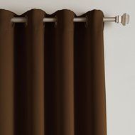 Best Home Fashion Premium Thermal Insulated Blackout Curtains - Antique Bronze Grommet Top - Royal Blue - 52"W... N71