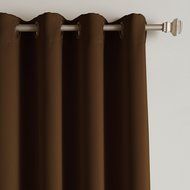 Best Home Fashion Premium Thermal Insulated Blackout Curtains - Antique Bronze Grommet Top - Royal Blue - 52"W... N83