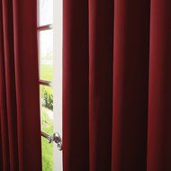 Best Home Fashion Premium Thermal Insulated Blackout Curtains - Antique Bronze Grommet Top - Royal Blue - 52"W... N96