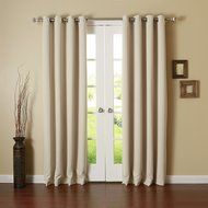 Best Home Fashion Premium Thermal Insulated Blackout Curtains - Antique Bronze Grommet Top - Royal Blue - 52"W... N108