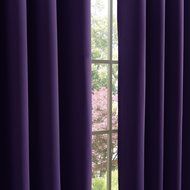 Best Home Fashion Premium Thermal Insulated Blackout Curtains - Antique Bronze Grommet Top - Royal Blue - 52"W... N127