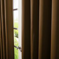 Best Home Fashion Premium Thermal Insulated Blackout Curtains - Antique Bronze Grommet Top - Royal Blue - 52"W... N133