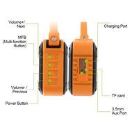 Ancord Portable Outdoor Bluetooth Speaker with FM Radio - Waterproof &amp; Rechargeable N4