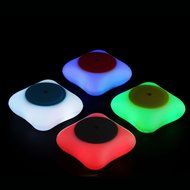 Mini Bluetooth Speakers With Colorful Light By BOOMER VIVI Wireless Portable Speaker Changing Color Light for... N5