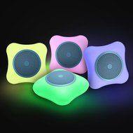 Mini Bluetooth Speakers With Colorful Light By BOOMER VIVI Wireless Portable Speaker Changing Color Light for... N12