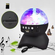 Colorful LED Strobe Speaker Dolida Multi Changing Color Rotating Crystal Bulb Wireless Bluetooth Stage Party Light... N2