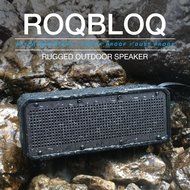 RuggedTec RoqBloq Portable Bluetooth Speaker Outdoor Rugged Water Resistant, Dust &amp; Shock Proof (Black/Red) N2