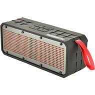 RuggedTec RoqBloq Portable Bluetooth Speaker Outdoor Rugged Water Resistant, Dust &amp; Shock Proof (Black/Red) N6