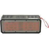 RuggedTec RoqBloq Portable Bluetooth Speaker Outdoor Rugged Water Resistant, Dust &amp; Shock Proof (Black/Red) N7