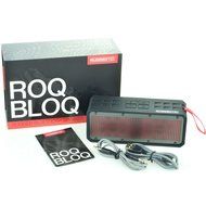 RuggedTec RoqBloq Portable Bluetooth Speaker Outdoor Rugged Water Resistant, Dust &amp; Shock Proof (Black/Red) N9