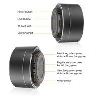Jemma A10 Bluetooth Speaker Wireless Portable LED Metal Crystal Clear Sound Loud Volume More Bass Hand Free with... N5