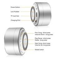 Jemma A10 Bluetooth Speaker Wireless Portable LED Metal Crystal Clear Sound Loud Volume More Bass Hand Free with... N12
