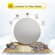 Jemma A10 Bluetooth Speaker Wireless Portable LED Metal Crystal Clear Sound Loud Volume More Bass Hand Free with... N18